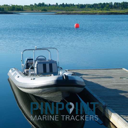 RIB on a mooring 